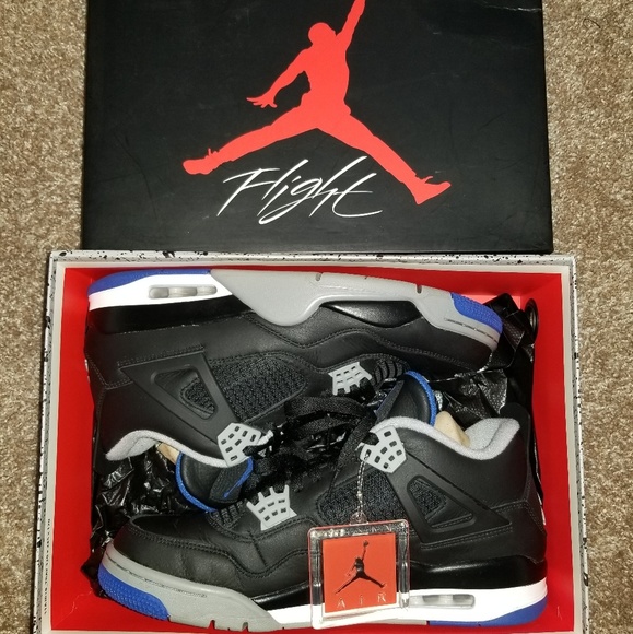 Air Jordan Retro 4 Motorsport Black - Picture 5 of 5